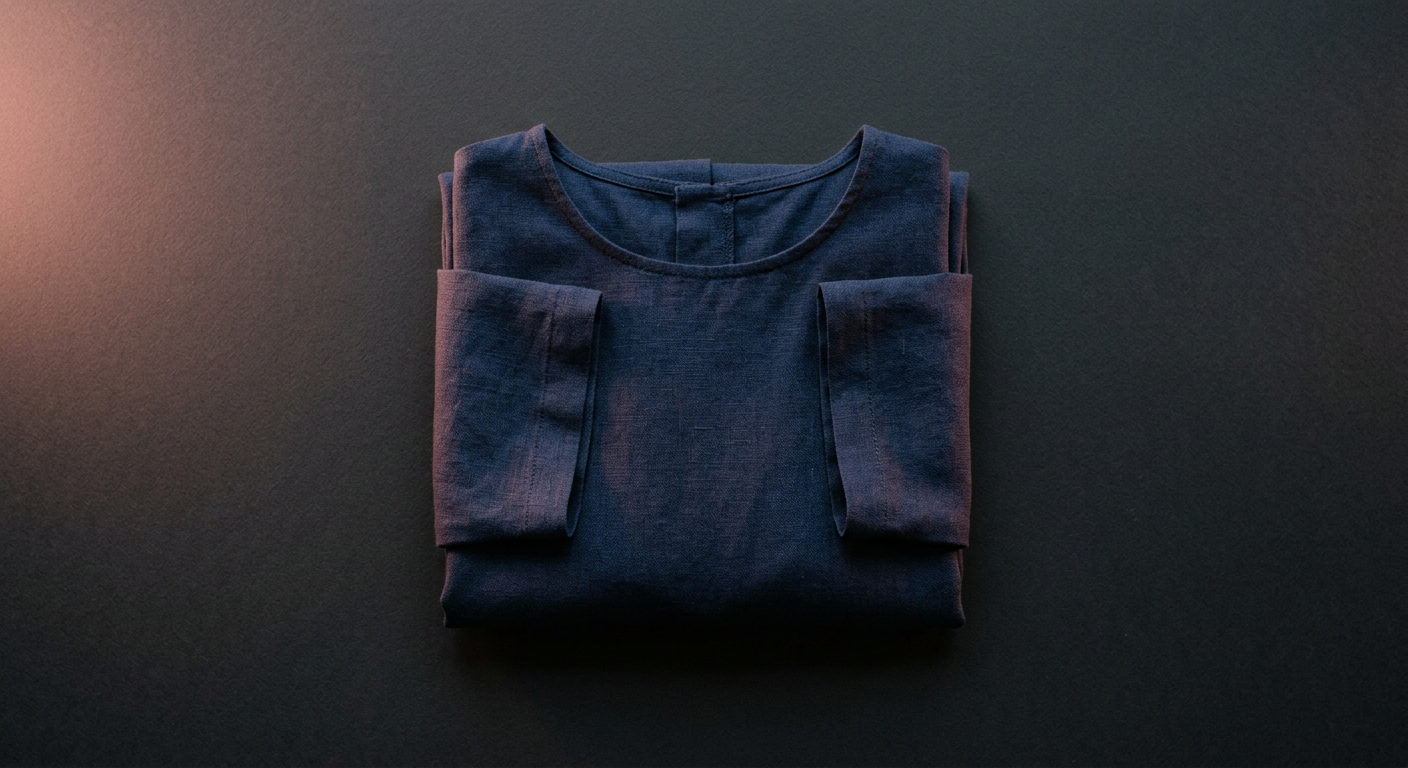 Photo produit d'exemple : une robe bleu marine